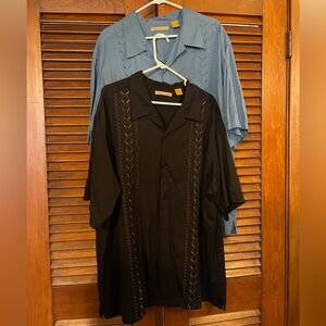 2 Havanera Co Men’s 2X Button Downs